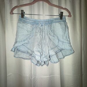 Flow Blue Shorts (looks like jean material)